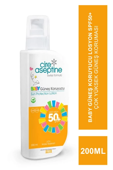 Cire Aseptine Sun Baby Güneş Koruyucu Losyon Spf50+ 200 ml ürün görseli 1