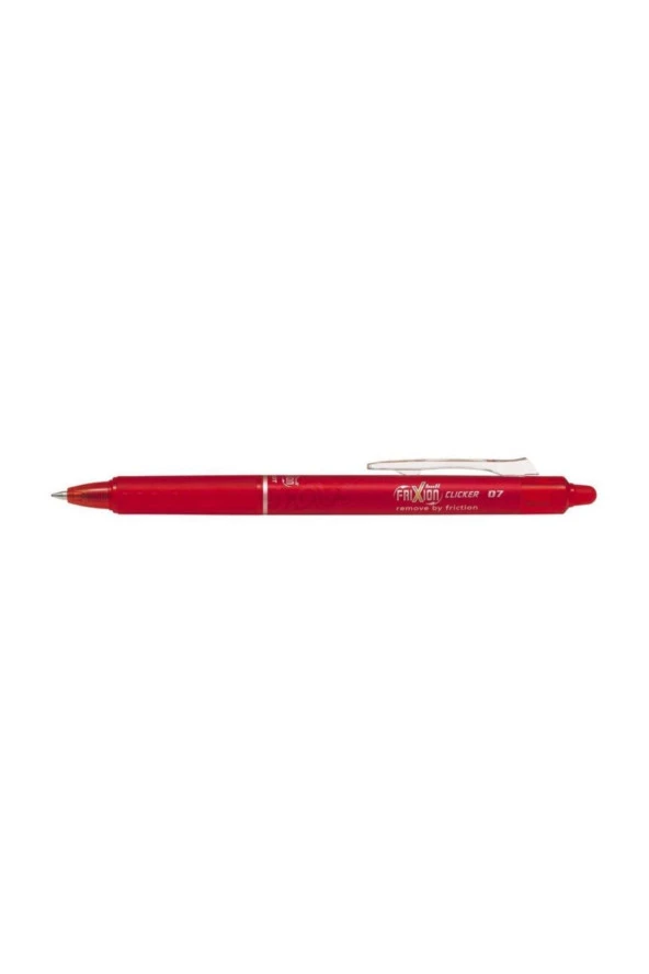 Pilot Frixion Clicker Bilye Uç Silinebilir 0.7 MM Kırmızı Silinebilir Tükenmez Kalem (12 Li Paket) ürün görseli 1