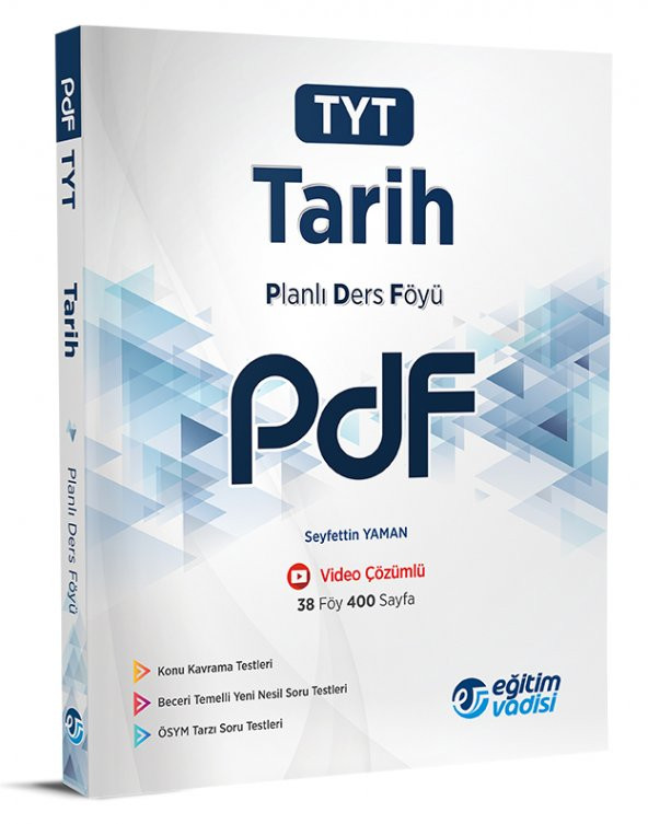 Eğitim Vadisi Tyt Tarih Pdf Planlı Ders Föyü 2023 ürün görseli 1