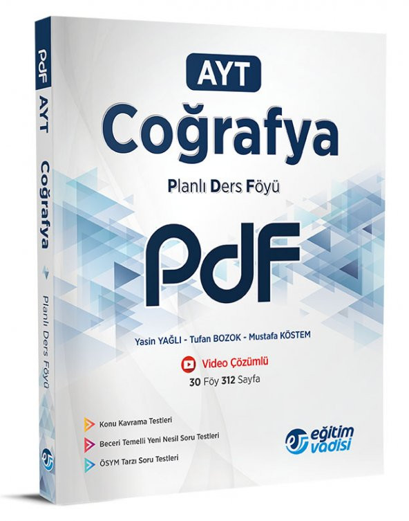 Eğitim Vadisi Ayt Coğrafya Pdf Planlı Ders Föyü 2023 ürün görseli 1