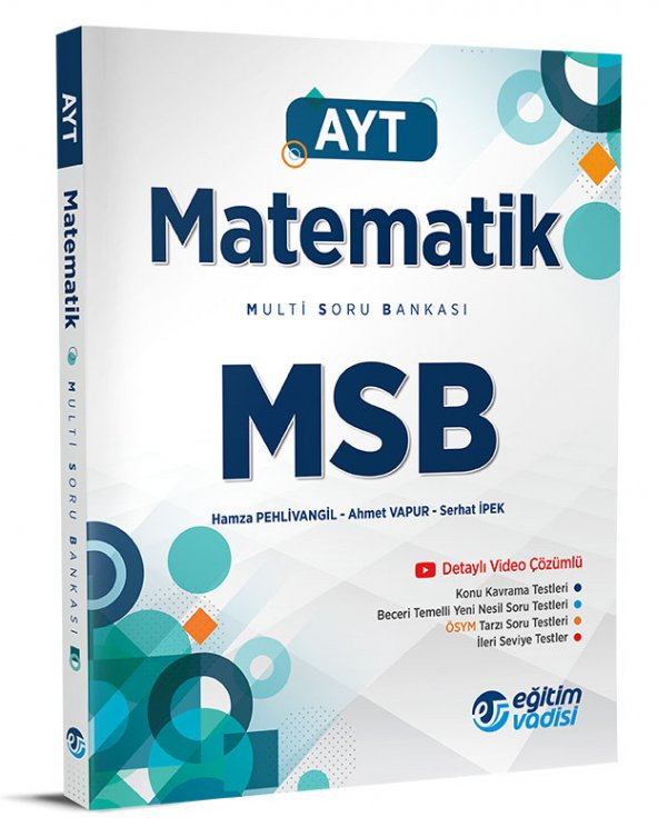Eğitim Vadisi Ayt Matematik Msb Multi Soru Bankası 2023 ürün görseli 1