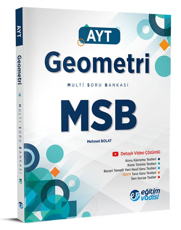 Eğitim Vadisi Ayt Geometri Msb Multi Soru Bankası 2023 ürün görseli 1