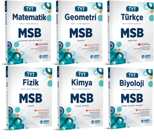 Eğitim Vadisi 2024 Tyt Sayısal Msb Multi Soru Bankası Seti ürün görseli 1