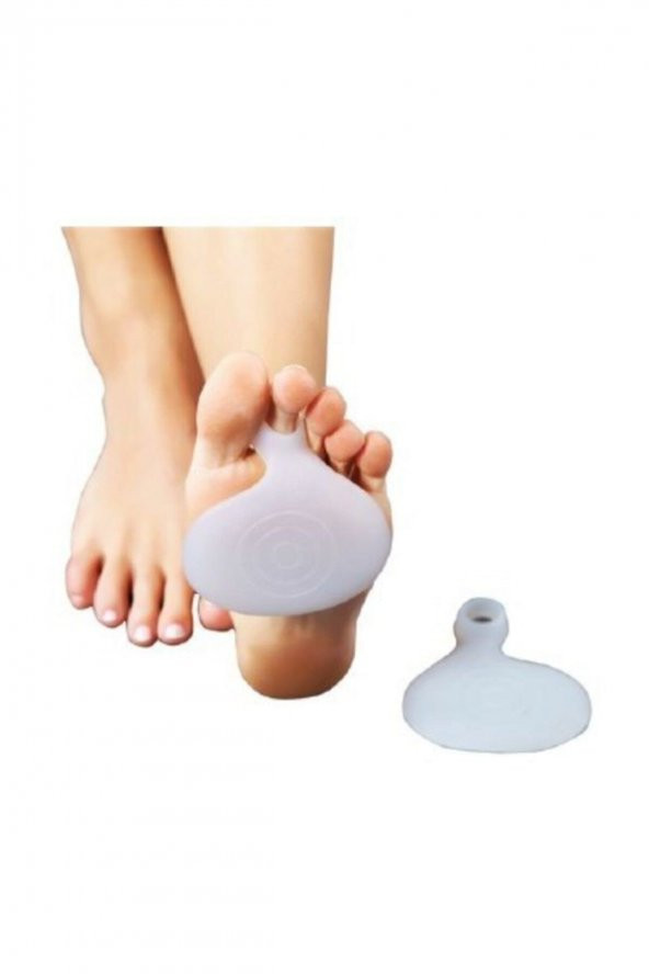 Silikon Halkalı Metatarsal Ped  2 Adet Silikon Halkalı Metatars Ped Nasır Ağrı Pedi Metatarsaliji ürün görseli 1