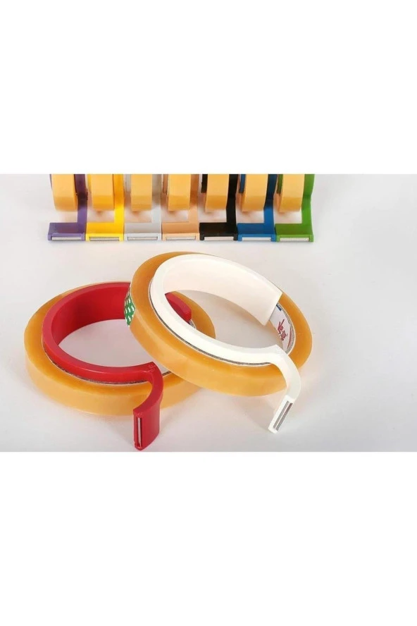 Ve-Ge Selefon Bant Pack Maxi Bant Kesicili 12 mm x 66 Metre (48 Adet Kesicili Bant) ürün görseli 1
