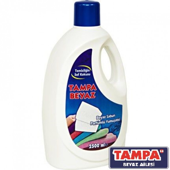 Tampa Beyaz Sabun Parfümlü Yumuşatıcı 2500 Ml. ürün görseli 1