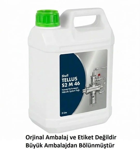AÇIK-SHELL TELLUS S2 M 46 HİDROLİK YAĞ 3 LİTRE - Resim 6
