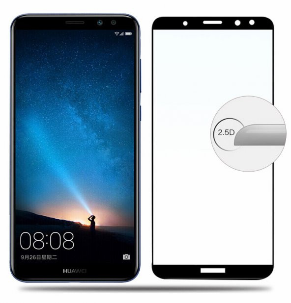 Huawei Mate 10 Lite Ekranı Tam Kaplayan Cam Ekran Koruyucu ürün görseli 1