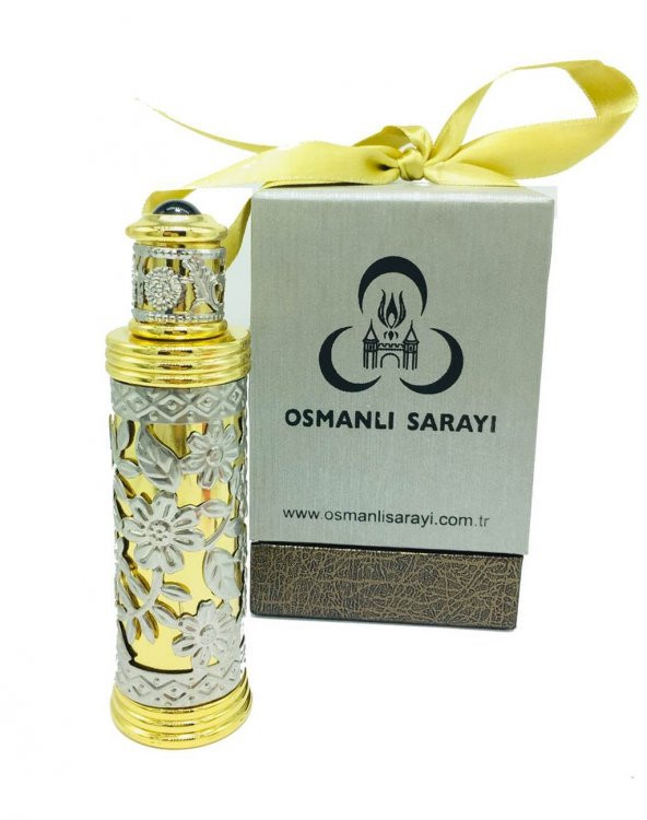 OSMANLI SARAYI FATİH SULTAN MEHMET KOKUSU SARI KULE TASARIM ŞİŞE 12GR ürün görseli 1