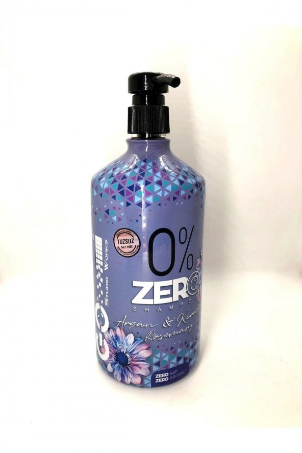 Go Tuzsuz 0 Zero Şampuan 1000ml Argan & Keratin ürün görseli 1