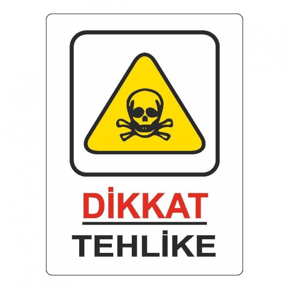 EKSTRAFIX DIKKAT TEHLIKE LEVHASI (YUL-422) ürün görseli 1