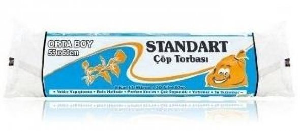 Orta Çöp Torbası 55X60 50 Paket - Resim 2
