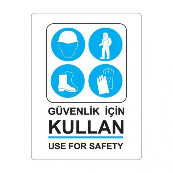 EKSTRAFIX GUVENLIK ICIN KULLAN LEVHASI (YUL-414) ürün görseli 1