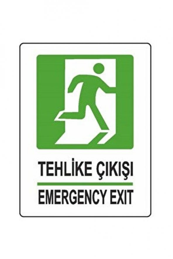 EKSTRAFIX TEHLIKE CIKISI LEVHASI (YUL-411) ürün görseli 1