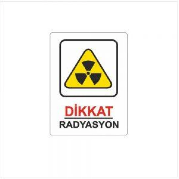EKSTRAFIX DIKKAT RADYASYON LEVHASI (YUL-423) ürün görseli 1