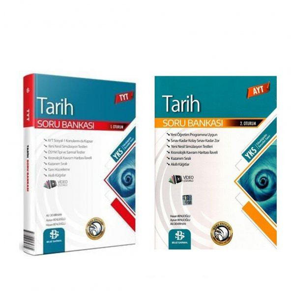 Bilgi Sarmal TYT AYT Tarih Soru Bankası Seti 2 Kitap ürün görseli 1