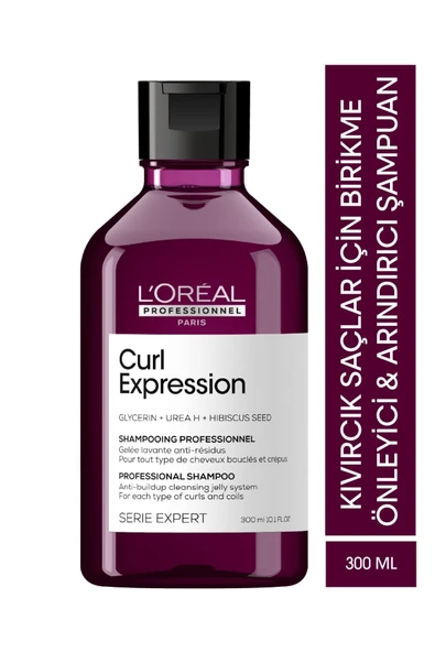 Loreal Professionnel Serie Expert Curl Expression Kıvırcık Saçlar İçin Birikme Önleyic Şampuan 300ML ürün görseli 1