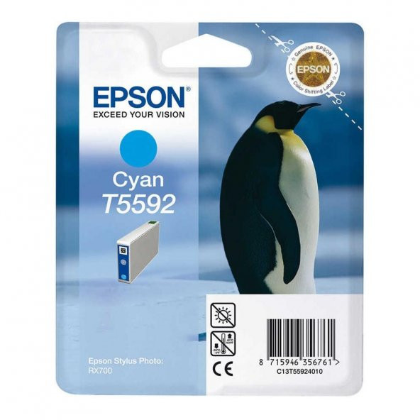 Epson T5592-C13T55924020 Mavi Kartuş ürün görseli 1