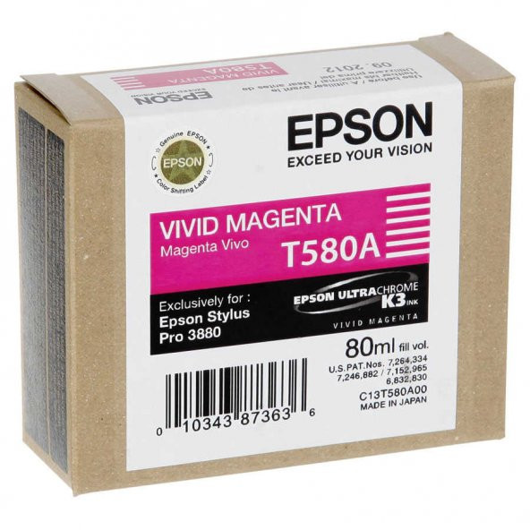 Epson T580A-C13T580A00 Kırmızı Kartuş ürün görseli 1