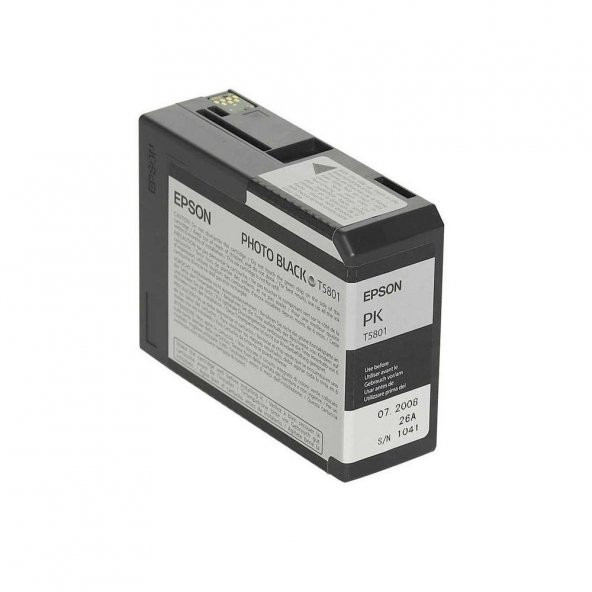 Epson T5801-C13T580100 Foto Siyah Kartuş ürün görseli 1