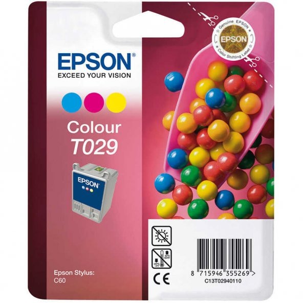 Epson T029-C13T02940120 Renkli Kartuş ürün görseli 1