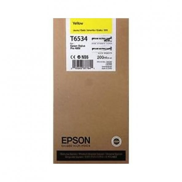 Epson T6534-C13T653400 Sarı Kartuş ürün görseli 1