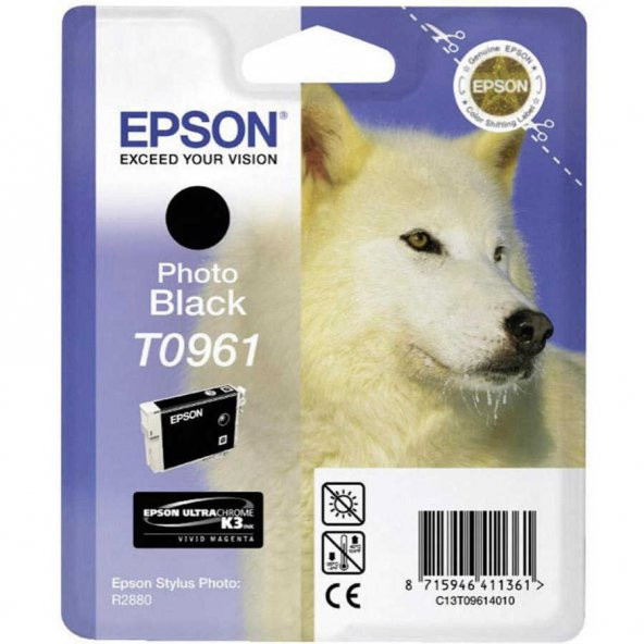 Epson T0961-C13T09614020 Siyah Kartuş ürün görseli 1