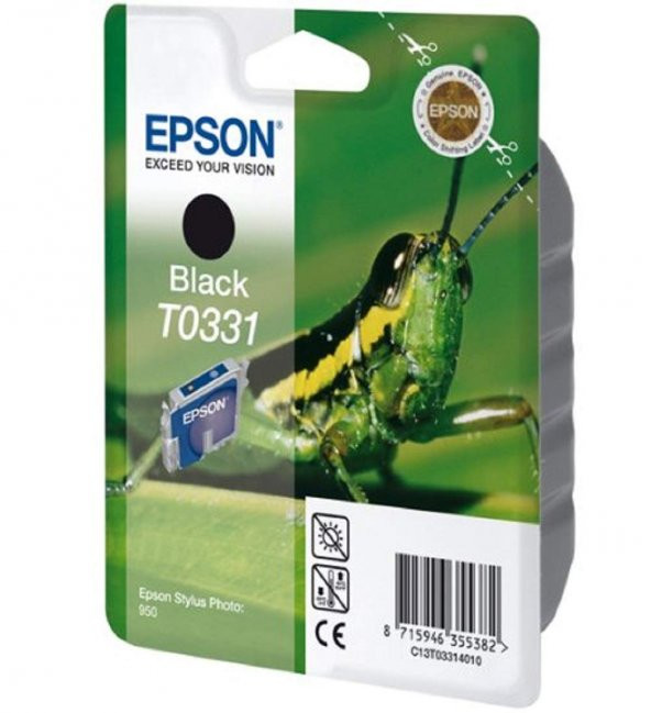 Epson T0331-C13T03314020 Siyah Kartuş ürün görseli 1