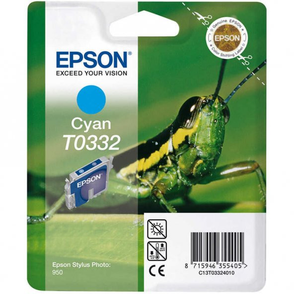 Epson T0332-C13T03324020 Mavi Kartuş ürün görseli 1