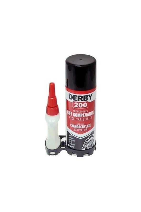 Derby Sprey Hızlı Yapıştırıcı MDF Aktivatör 200 ML + 50 ML (50 Adet) ürün görseli 1