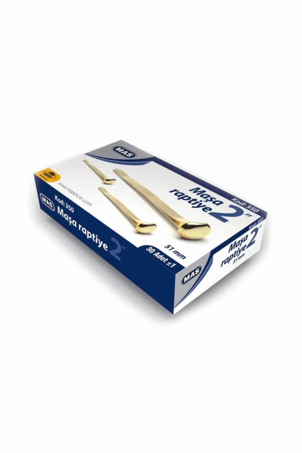 Mas Maşa Raptiye NO:13 51 MM Maşa Raptiye (1 Paket 24 Kutu) ürün görseli 1
