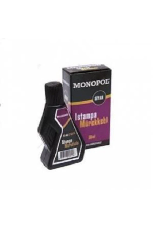 Monopol Istampa Mürekkebi 30 ML Siyah Stampa Mürekkebi (12 Li Paket) ürün görseli 1
