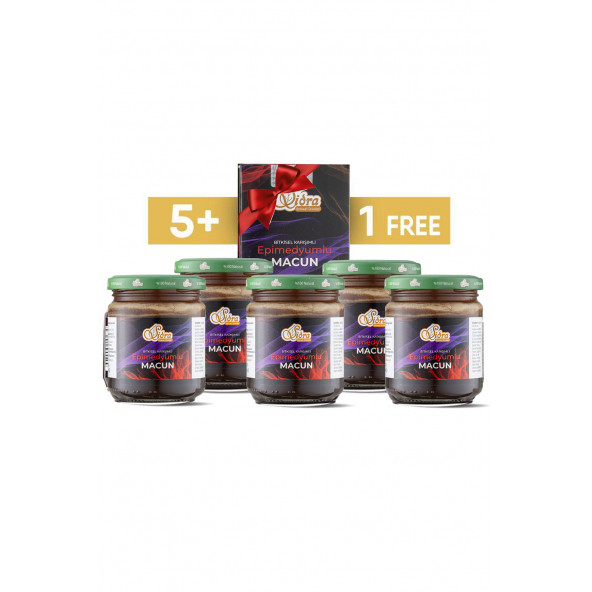 6 Al 5 Öde Sidra Özel Bitkisel Karışımlı Ginsengli Macun Orijinal Bandrollü (MOR) 240 gr Macun (16 SERVİS) Unisex Orjinal ürün görseli 1