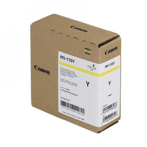 Canon PFI-110Y Sarı Kartuş ürün görseli 1