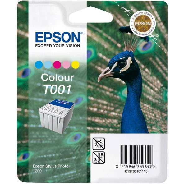 Epson T001-C13T00101120 Renkli Kartuş ürün görseli 1