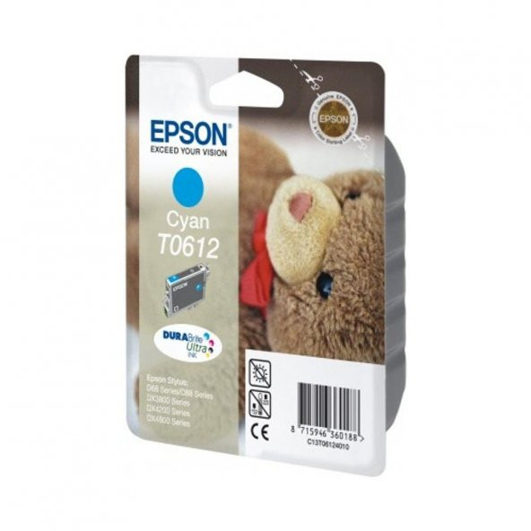 Epson T0612-C13T06124020 Mavi Kartuş ürün görseli 1