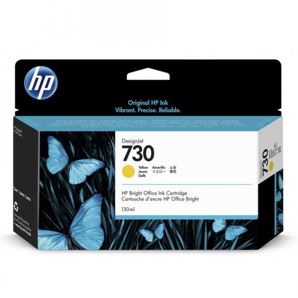 Hp 730-P2V64A Sarı Kartuş ürün görseli 1
