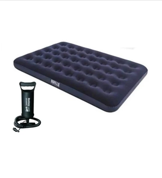 Bestway 67002 Çift Kişilik Şişme Yatak + El Pompası Set ürün görseli 1
