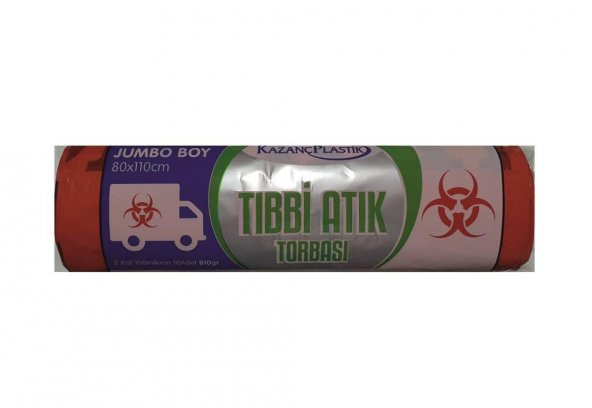 Jumbo Tıbbi Atık Torbası 80X110 cm. ürün görseli 1