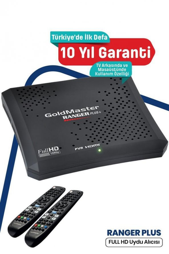 Goldmaster Ranger HD Plus PVR Uydu Alıcısı - Resim 2