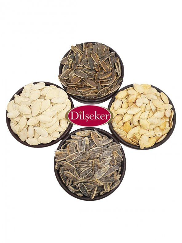 Dilşeker 4'lü Duble Çekirdek Seti (Ayçekirdeği Kabak) 3000 Gram ürün görseli 1