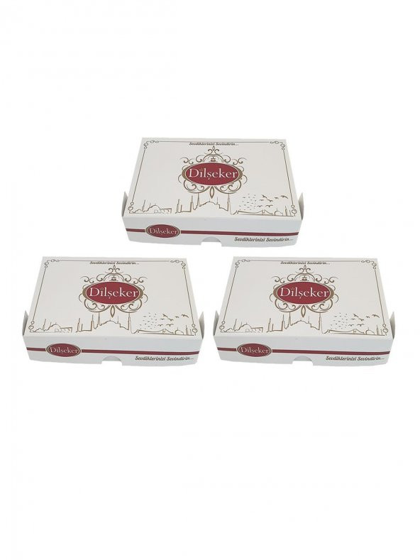 Dilşeker Bayramlık Özel Hediyelik Karışık Lokum 650 Gram - 3 Adet ürün görseli 1