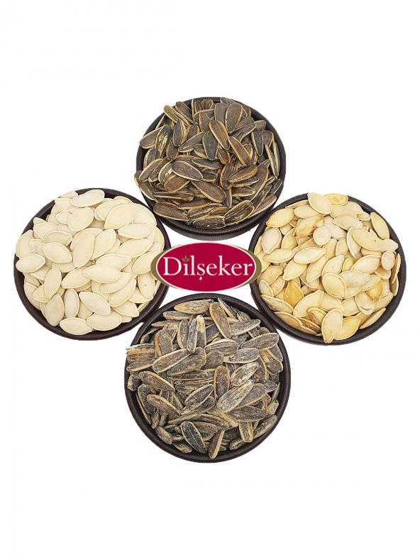 Dilşeker 4'lü Duble Çekirdek Seti (Ayçekirdeği Kabak) 1000 Gram ürün görseli 1