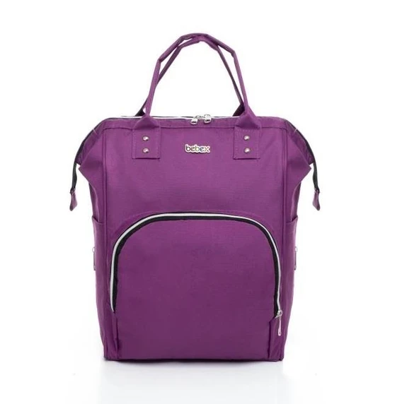 Bebex Bag-Z Organizatör Anne Bebek Bakım Sırt Çantası / Mor ürün görseli 1