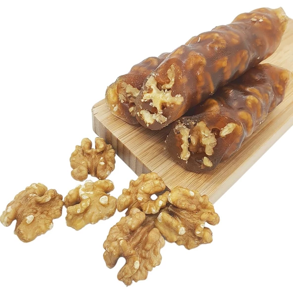Dilşeker Sarı Pekmezli Kelebek Cevizli Sucuk 250 Gram ürün görseli 1