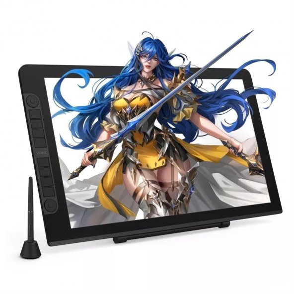 Veikk Vk2200pro 21.5" Ips Fullhd Tam Lamine Ekran, 8 Kısayol,2 Scroll Tuşlu Sağ/Sol El Grafik Tablet ürün görseli 1