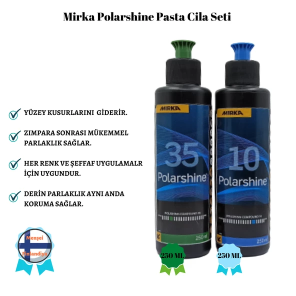 PASTA CİLA SETİ EPOKSİ PARLATMA SETİ 250 ML +250 ML ürün görseli 1