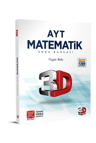 3d Yayınları Ayt Matematik Soru Bankası ürün görseli 1