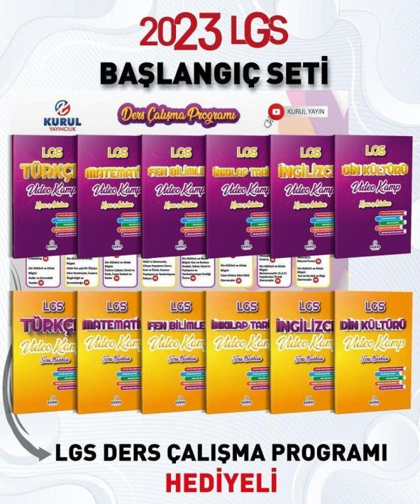 2023 LGS Video Destekli Başlangıç Seti Kurul Yayıncılık ürün görseli 1