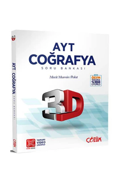 Ayt Coğrafya 3d Soru Bankası ürün görseli 1